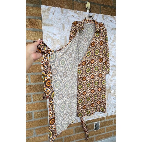 Camicettasnob wrap multicolored dress size 42/8 - Picture 4 of 12